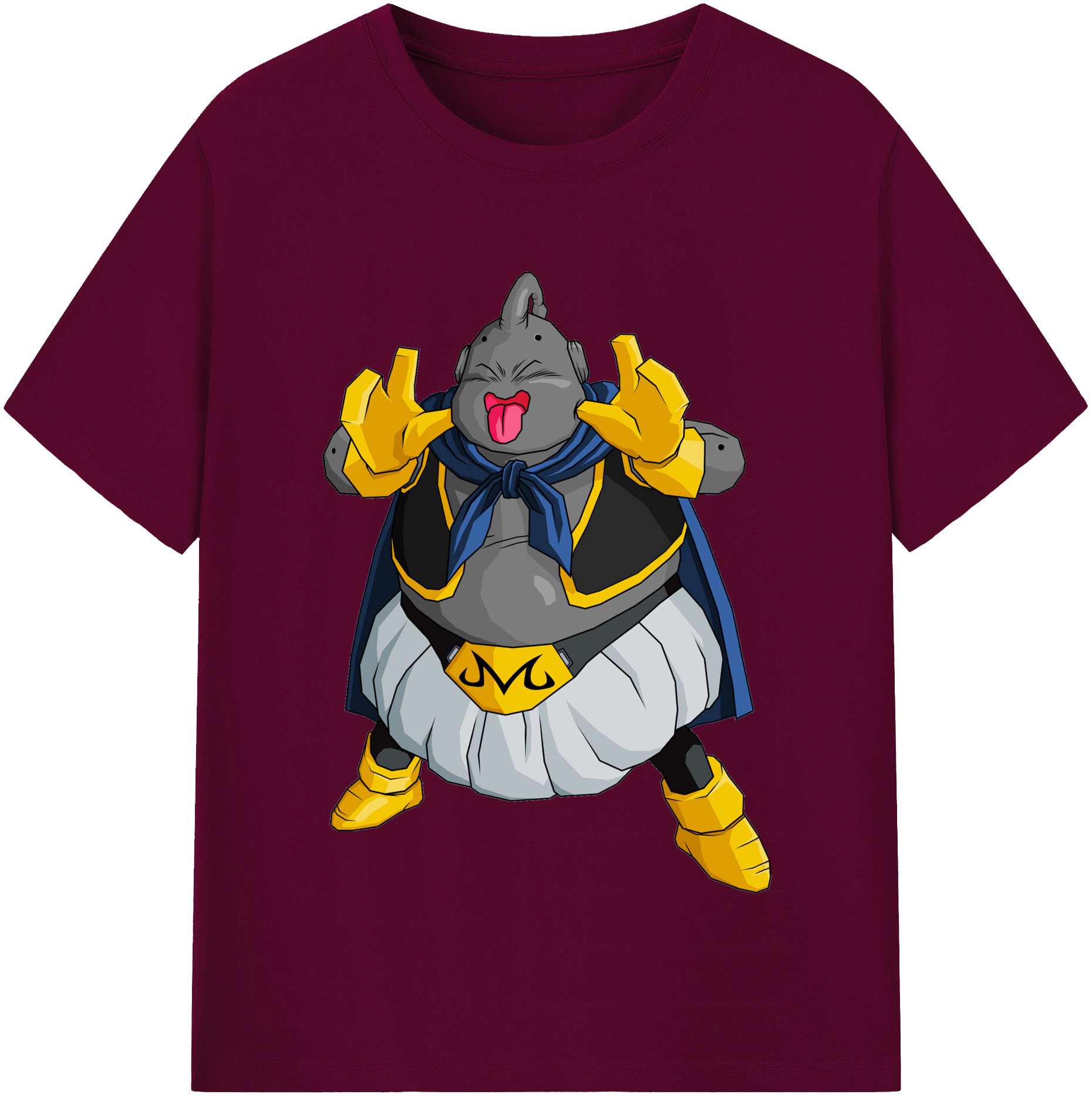 （画像用） ドラゴンボール 魔人ブウ DRAGON BALL Majin Buu レディースカジュアルプリントTシャツ（綿100％）